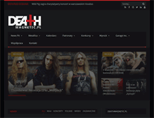 Tablet Screenshot of deathmagnetic.pl